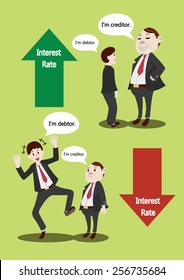 debtor creditor interest rate