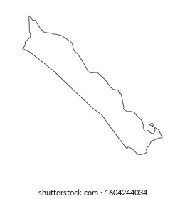 debubawi keyih bahri region map in country of eritrea