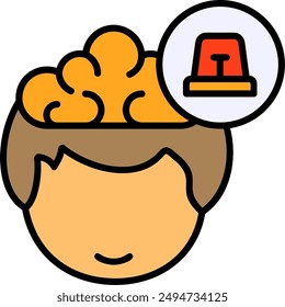 Debug Glyph Vector Icon Design