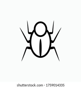 Debug Icon Bug Symbol Vector Presented Stock Vector (royalty Free 