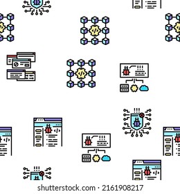 Debug Research And Fix Vector Seamless Pattern Thin Line Illustration
