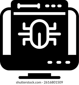 Debugging Glyph Vector Icon Design