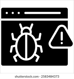 Debugging Icon Element For Design