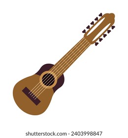 vector de ilustración acústica de decachorro aislado