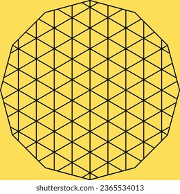 Degenformen. Geben Sie mit unserer Decagon Form-Illustration eine Welt der anmutigen Krümmung und Dimension ein