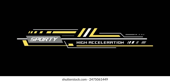 Decal auto racing stripes sticker design racing