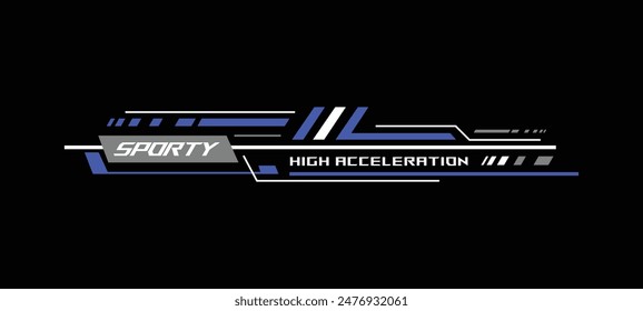 Decal Auto Racing Streifen Aufkleber Design Grafik