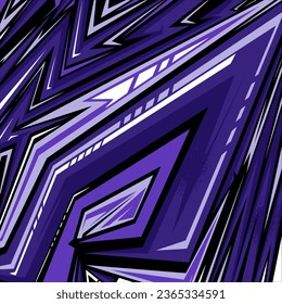 Decal car warping stripes background design