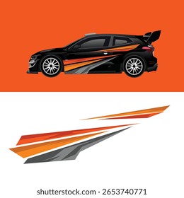 Decal Livery Design, Aufkleber Verpackung für die Seite des Rennwagen Karosserie