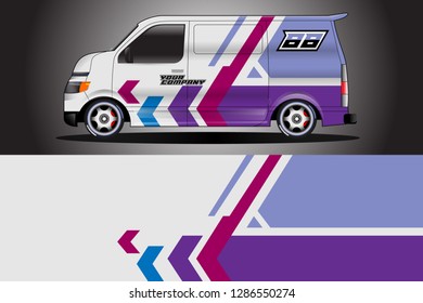 Decal racing for cars designs vector . Livery best for racing .