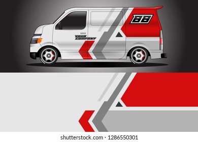 Decal racing for cars designs vector . Livery best for racing .