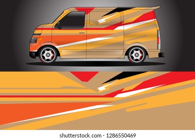 Decal racing for cars designs vector . Livery best for racing .