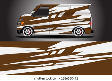 Decal racing for cars designs vector . Livery best for racing .