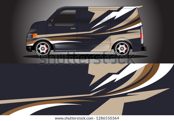 Decal racing for cars\
designs vector . Livery best for racing . Designs can be used in\
all types of cars
