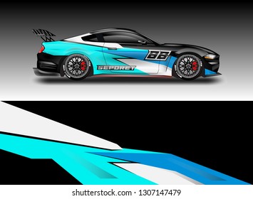 Decal simple racing car design vector  . For vehicles, racing, trucking, rallying, background kits.