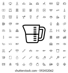 decanted icon illustration isolated vector sign symbol. Restaurant icons vector set.
