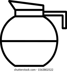 Decanter for coffee minimalist style 