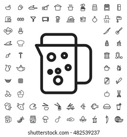 Decanter icon illustration isolated vector sign symbol