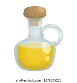 Decanter oil vector icon.Cartoon vector icon isolated on white background decanter oil .