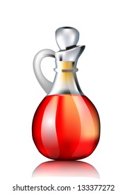 Decanter With Red Wine Vinegar