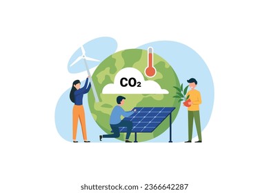 Decarbonisation with reducing CO2 emissions to stop climate change and global warming