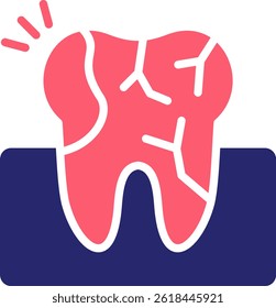 Decay Icon Fill Vector Illustration