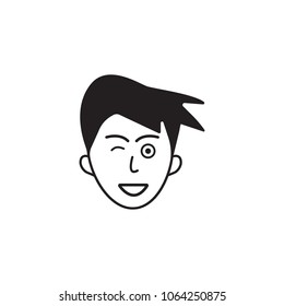 deceit icon. Element of human emotions elements illustration. Premium quality graphic design icon. Signs and symbols collection icon for websites, web design, mobile app on white background