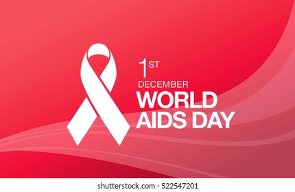 December 1. World AIDS Day poster.
