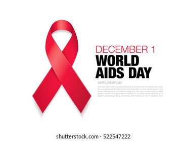 December 1. World AIDS Day poster.