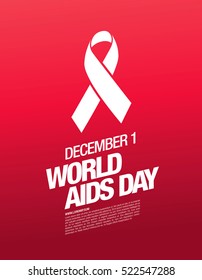 December 1. World AIDS Day poster.