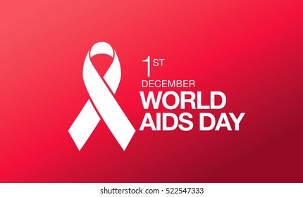 December 1. World AIDS Day poster.