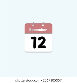 December 12th: Calendar Date Image