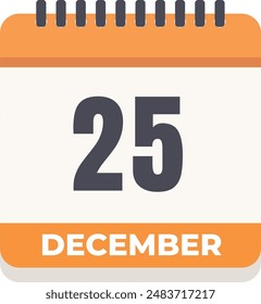 December 16 - Daily Calendar Icon design Yellow