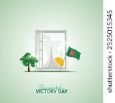 December 16, Happy Victory Day of Bangladesh. Creative Victory day.