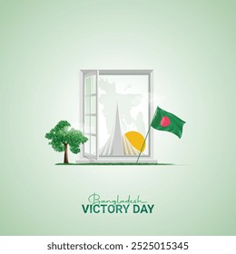 16 de diciembre, Feliz Día de la Victoria de Bangladesh. Día de la Victoria Creativa.