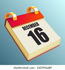December 16 on Red Calendar