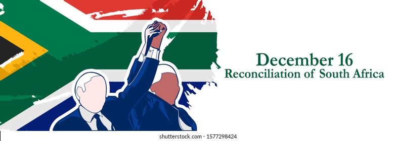 December 16, Reconciliation day of South Africa  vector illustration. Suitable for greeting card, poster and banner.
