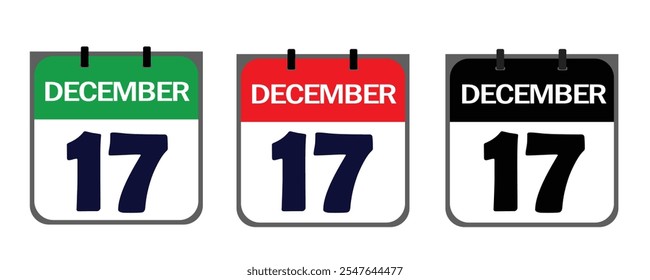 El ícono del 17 de diciembre en formato de Vector combina estilo creativo y practicidad, ofreciendo características personalizables para enfatizar el significado de su evento en volantes, afiches o Sitios web.