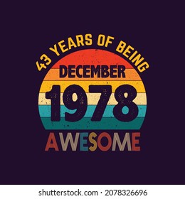 diciembre 1978 43 años de ser increíble
