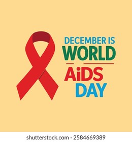 December 1st Awareness Campaign – World AIDS Day Concept