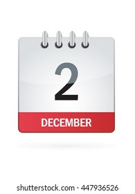 December 2 Calendar Icon
