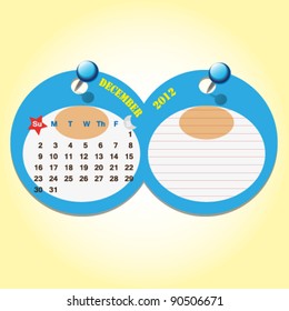 December 2012 Calendar