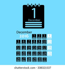 December 2016 Calendar