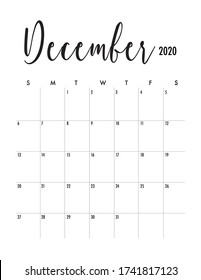 December 2020 pregnancy baby announcement calendar start sunday