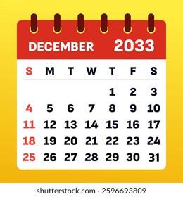 December 2033 Calendar glows with holiday cheer, winter’s magic, and festive joy. Celebrate love, traditions, and the excitement of a brand-new year