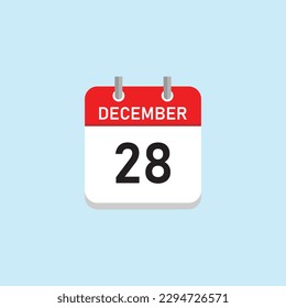 December 28 Concept Design. Vector Illustration.	

