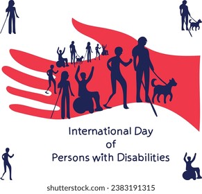 december 3 is International Day of Persons with Disabilities  vector