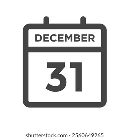 December 31 Calendar Day or Calender Date for Deadline or Appointment