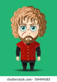 DECEMBER 5, 2017: Illustration Of Tyrion Lannister (Game Of Thrones)