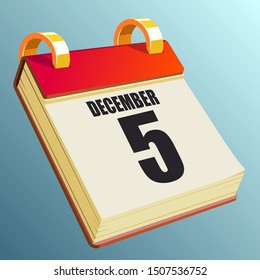 December 5 on Red Calendar